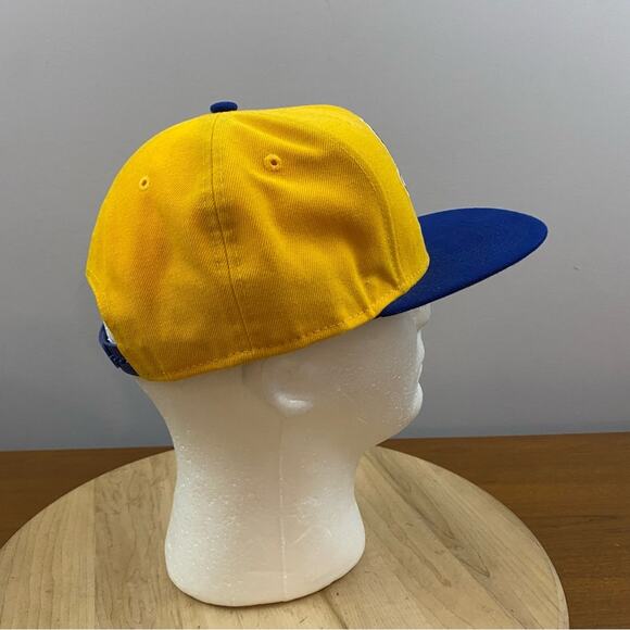 NBA All Star Golden State Warriors Yellow SnapBack Hat Adjustable New Era NWOT - Picture 5 of 16